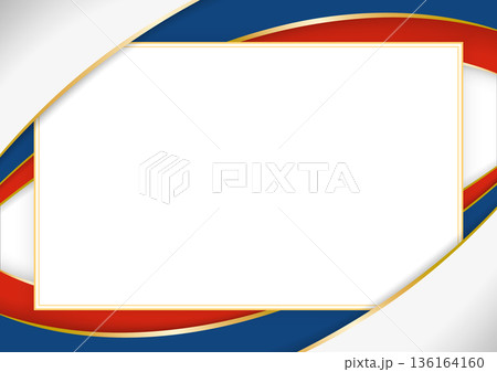 horizontal frame and border with Czech flag 136164160
