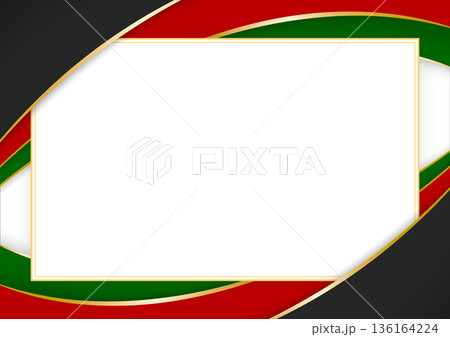 horizontal frame and border with Kenyan flag horizontal frame and border with Kenyan flag 136164224