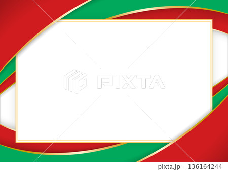 horizontal frame and border with Mauritanian flag horizontal frame and border with Mauritanian flag 136164244