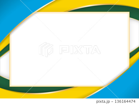 horizontal frame and border with Rwandan flag horizontal frame and border with Rwandan flag 136164474