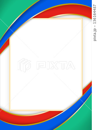 vertical frame and border with Slovenian flag vertical frame and border with Slovenian flag 136164487