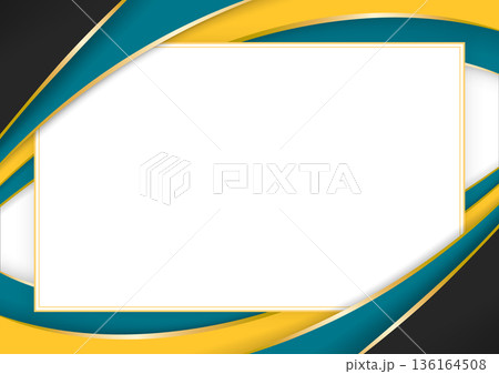 horizontal frame and border with Bahamian flag 136164508