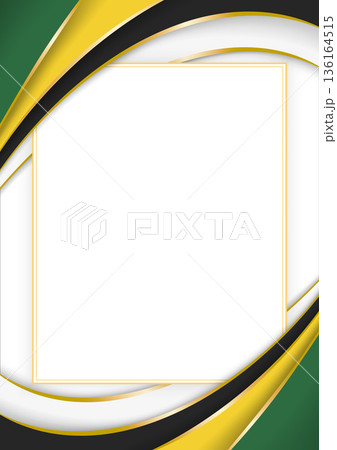 vertical frame and border with Dominican flag 136164515