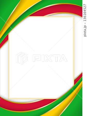 vertical frame and border with Sao Tomean flag 136164527