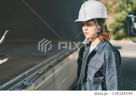 truck driver truck driver 136164594