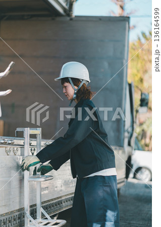 truck driver truck driver 136164599