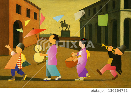 ちんどん屋 136164751