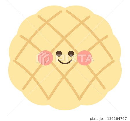 かわいいメロンパン かわいいメロンパン 136164767