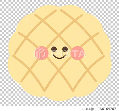 かわいいメロンパン かわいいメロンパン 136164767
