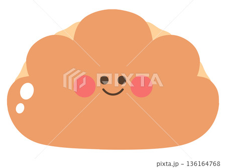 かわいいクリームパン かわいいクリームパン 136164768