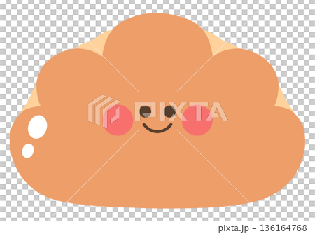 Cute cream bun Cute cream bun 136164768