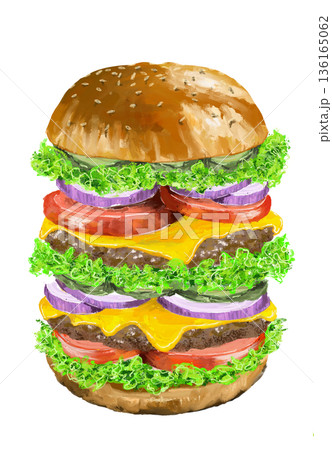 ビッグ　ハンバーガー 136165062