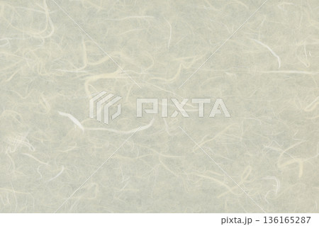 紙のテクスチャ　和紙素材（雲龍紙荒目）未晒2 136165287