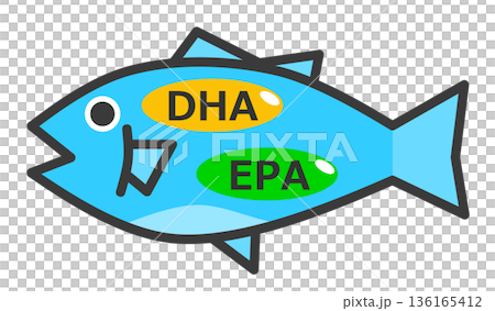 圖中所示為富含健康營養素DHA和EPA的藍色魚類。 136165412