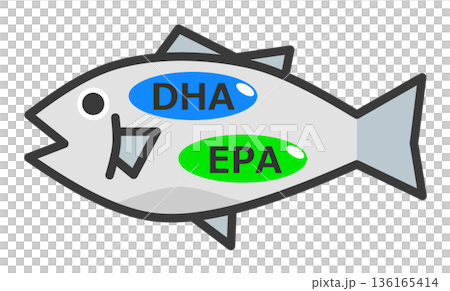 圖中所示為富含健康營養素DHA和EPA的藍色魚類。 136165414