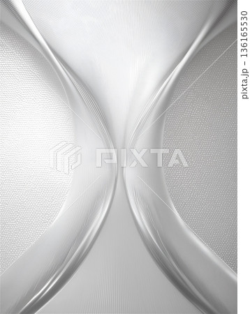 シルクのような光沢を持つエレガントな波状の抽象イメージ シルクのような光沢を持つエレガントな波状の抽象イメージ 136165530