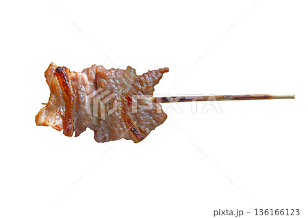 Thai style grilled pork or Moo-Ping 136166123