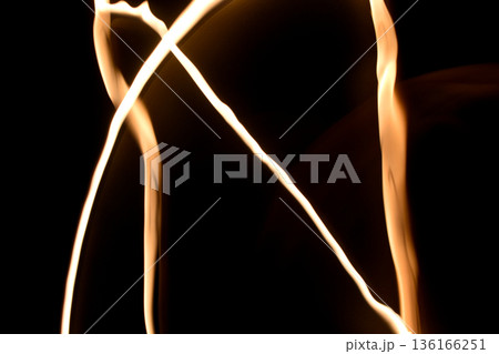 Drawing with light. Arbitrary movements of light. Drawing with light. Arbitrary movements of light. 136166251