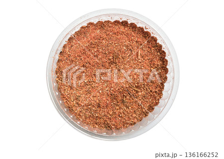 A mixture of dry spices for cooking chicken meat. 136166252