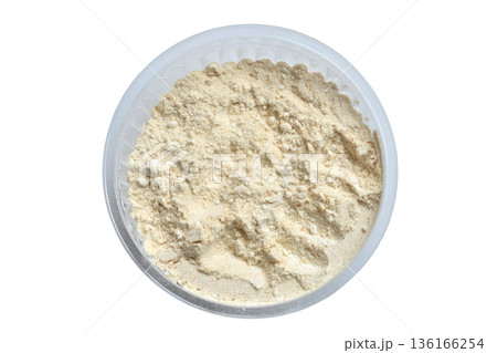 Spice for cooking, ground dry garlic. 136166254