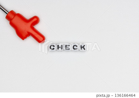 CHECKのアルファベットビーズと指示棒 CHECKのアルファベットビーズと指示棒 136166464