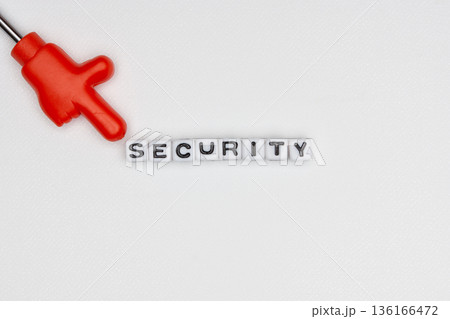 securityのアルファベットビーズとポインタ 136166472