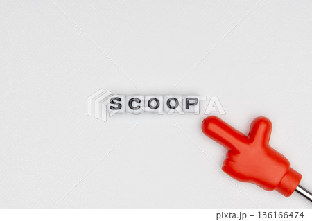 scoopの文字とポインタ scoopの文字とポインタ 136166474