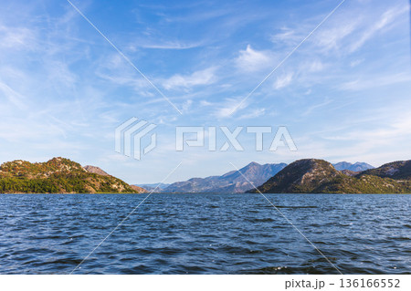 Rijeka Crnojevica, Montenegro. Landscape of Scadar lake 136166552