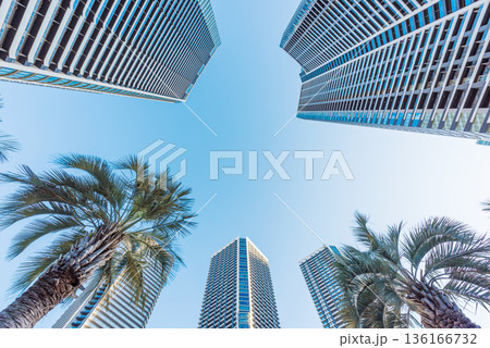 東京のベイエリアのタワーマンション 136166732