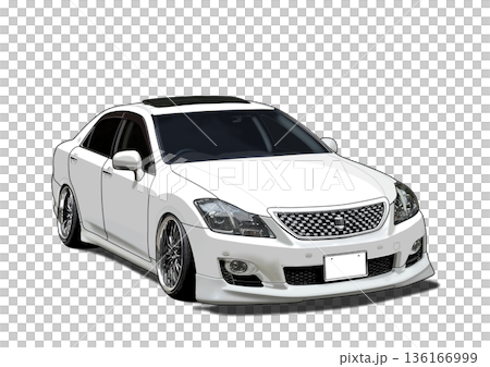 白い車 136166999