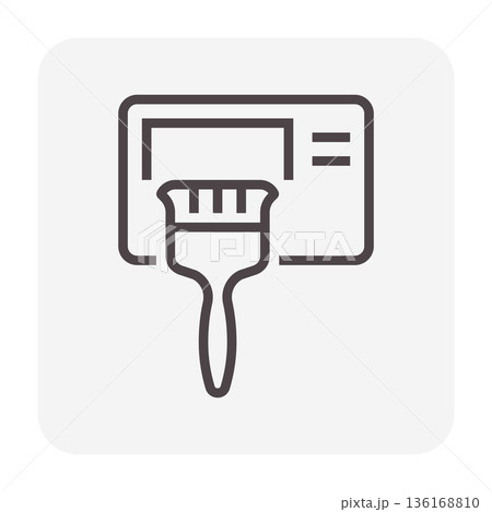 Condenser Unit Cleaning Icon Condenser Unit Cleaning Icon 136168810