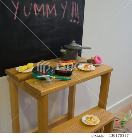 Playing pretend kitchen at home Playing pretend kitchen at home 136170557