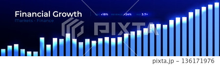 Financial Growth Stock Market Graphic, Economy Trade Graph, Data Chart Business Development Strategy Finance, Invest Background Concept, Global Digital Sale Analysis, Year Plan. Vector Illustration Financial Growth Stock Market Graphic, Economy Trade Graph, Data Chart Business Development Strategy Finance, Invest Background Concept, Global Digital Sale Analysis, Year Plan. Vector Illustration 136171976
