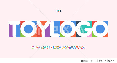 Color Font Logo Alphabet Vector Fun Letter Set Blocky Typography, Art Typographic Design for Kids Zone Title Text, Toy Typo Poster Headline, Type Fest Logotype, Colorful Fonts. Vector Typeface. Color Font Logo Alphabet Vector Fun Letter Set Blocky Typography, Art Typographic Design for Kids Zone Title Text, Toy Typo Poster Headline, Type Fest Logotype, Colorful Fonts. Vector Typeface. 136171977