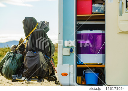 Open caravan storage Open caravan storage 136173064