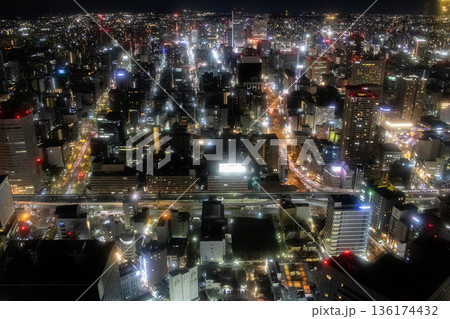 名古屋市 夜景 名古屋市 夜景 136174432