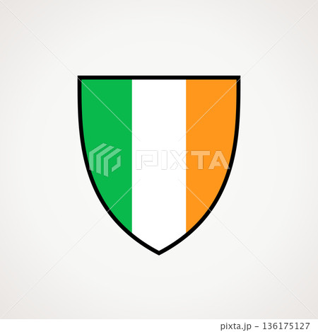 Shield - flag of Ireland 136175127
