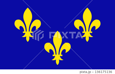 Ile-de-France - flag 136175136