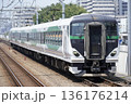 中央本線を走る特急あずさ 136176214