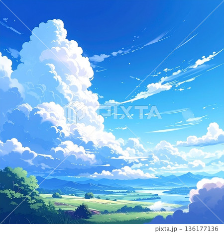 青い空と白い雲6 136177136