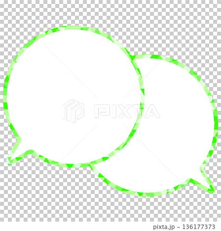 Stained glass style speech bubble, triangular pattern, overlapping conversation Stained glass style speech bubble, triangular pattern, overlapping conversation 136177373