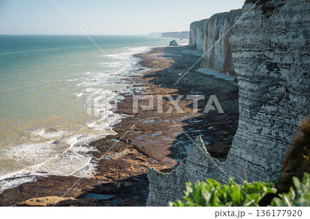 Cliffs and Waters of Etretat 136177920