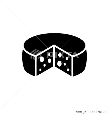 cheese icon vector design template in white background 136178127