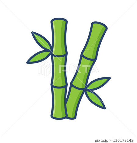 bamboo icon vector design temp[late in white background bamboo icon vector design temp[late in white background 136178142