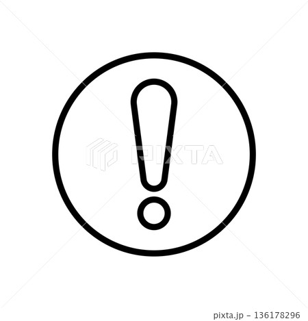 exclamation icon vector design template exclamation icon vector design template 136178296