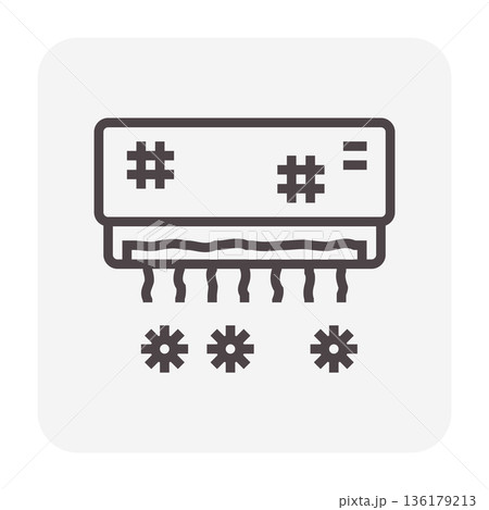 Air Conditioner Dirty Icon 136179213