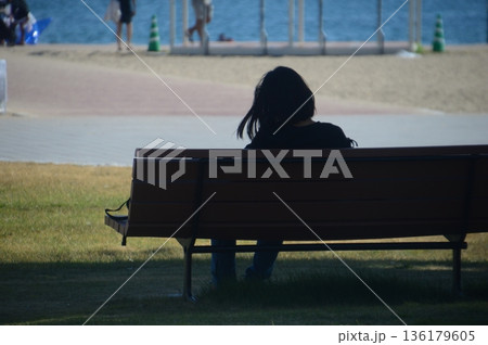 真夏の須磨海浜公園 真夏の須磨海浜公園 136179605