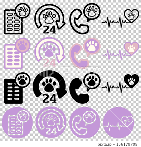 icon, icons, vector 136179709