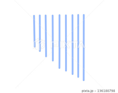 シンプルガーンアイコン1（ブルー） 136180798