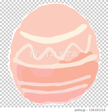 幼稚園・保育園向け 4月のやさしい水彩挿絵イラストシリーズ|イースターエッグ 幼稚園・保育園向け 4月のやさしい水彩挿絵イラストシリーズ|イースターエッグ 136181319